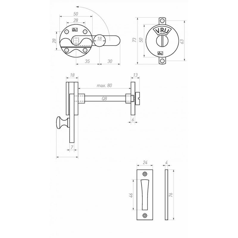 toiletoverslag ruw metaal-3