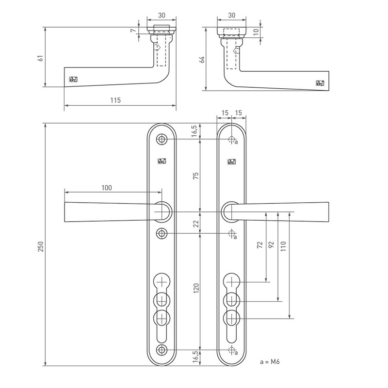 veiligheidsgarnituur ruw brons gepolijst-3