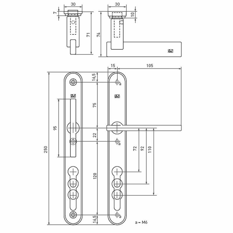 veiligheidsgarnituur ruw brons-3