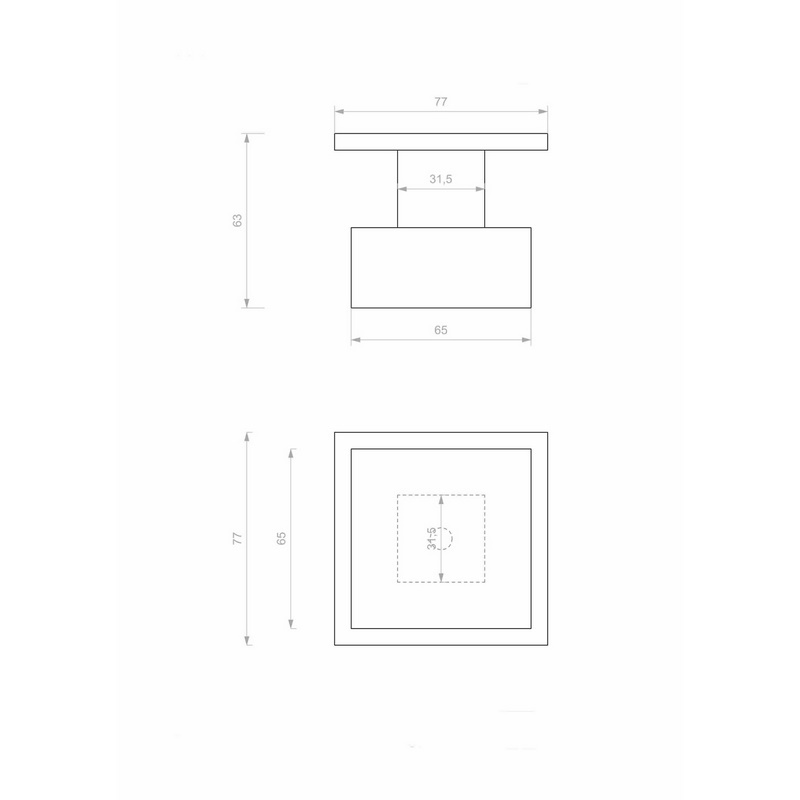 voordeurknop ruw metaal-3
