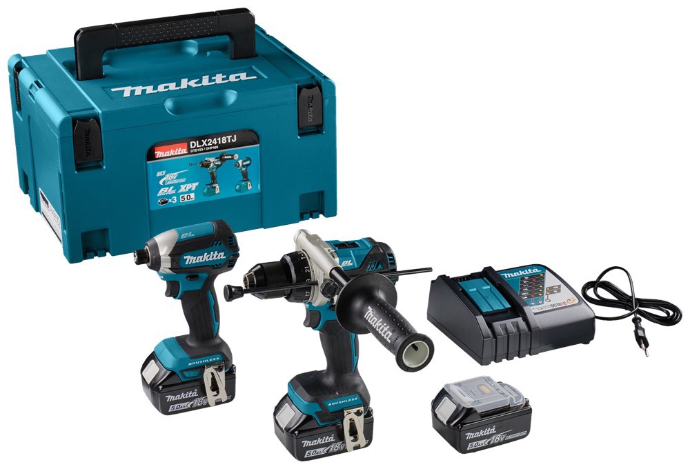 Accu Combiset Makita 5.0Ah/18.0V - DLX2418TJ 18.0V