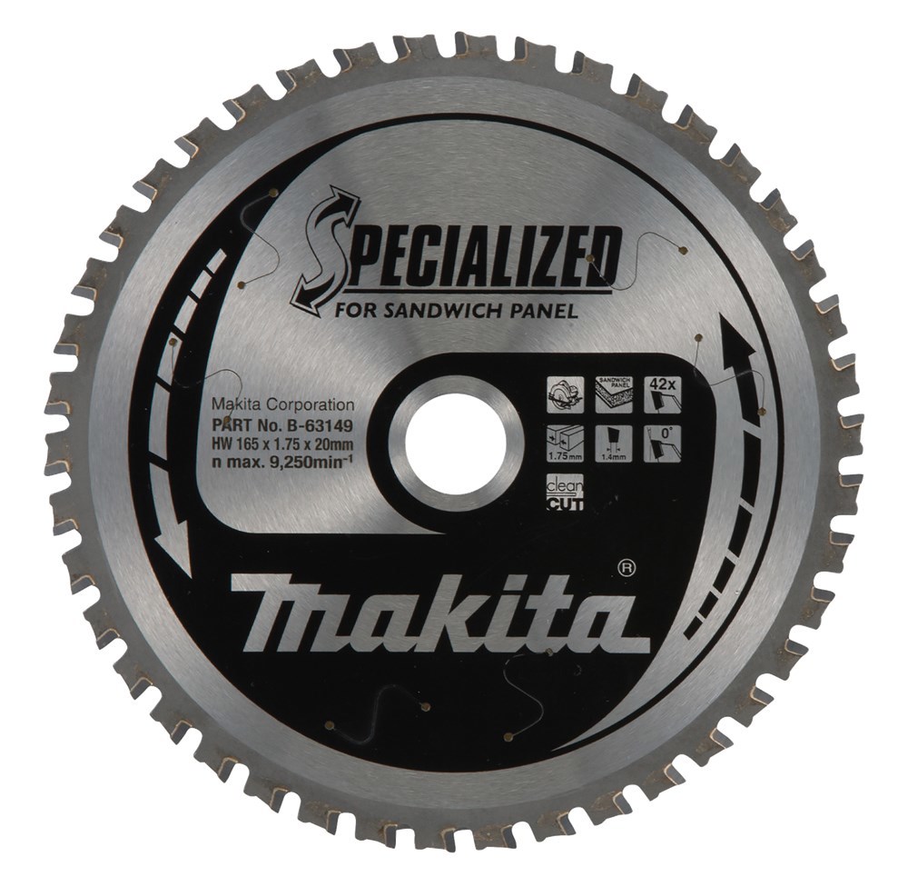 Cirkelzaagblad Hm Makita - 165X1.75X20MM 42T SMTCG