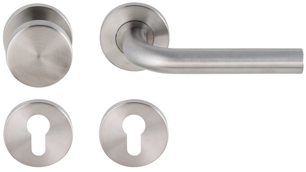 Knop/Kruk Rvs Oxloc - BREDA L-MODEL KLASSE 4