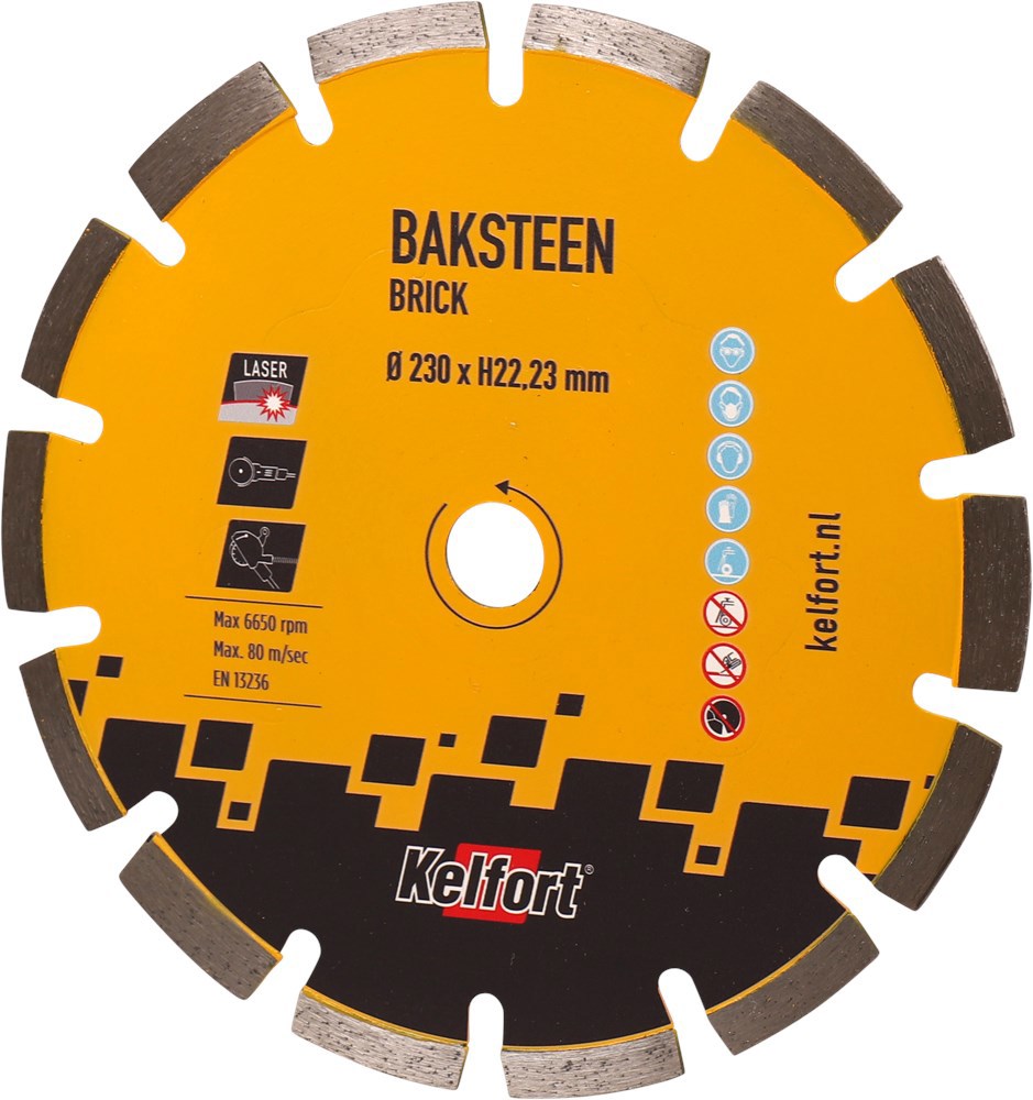 Diamantzaagblad Droog Kelfort - 230X22.23MM