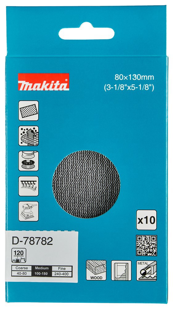 schuurstrook rood velcro makita-5