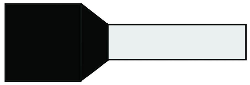 Adereindhuls Geisoleerd Klemko -  1.50MM2 ZWART