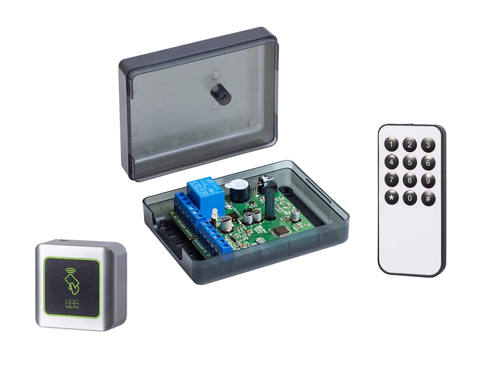 Paslezer Opbouw Grijs Maasland - KS500  12-24V DC