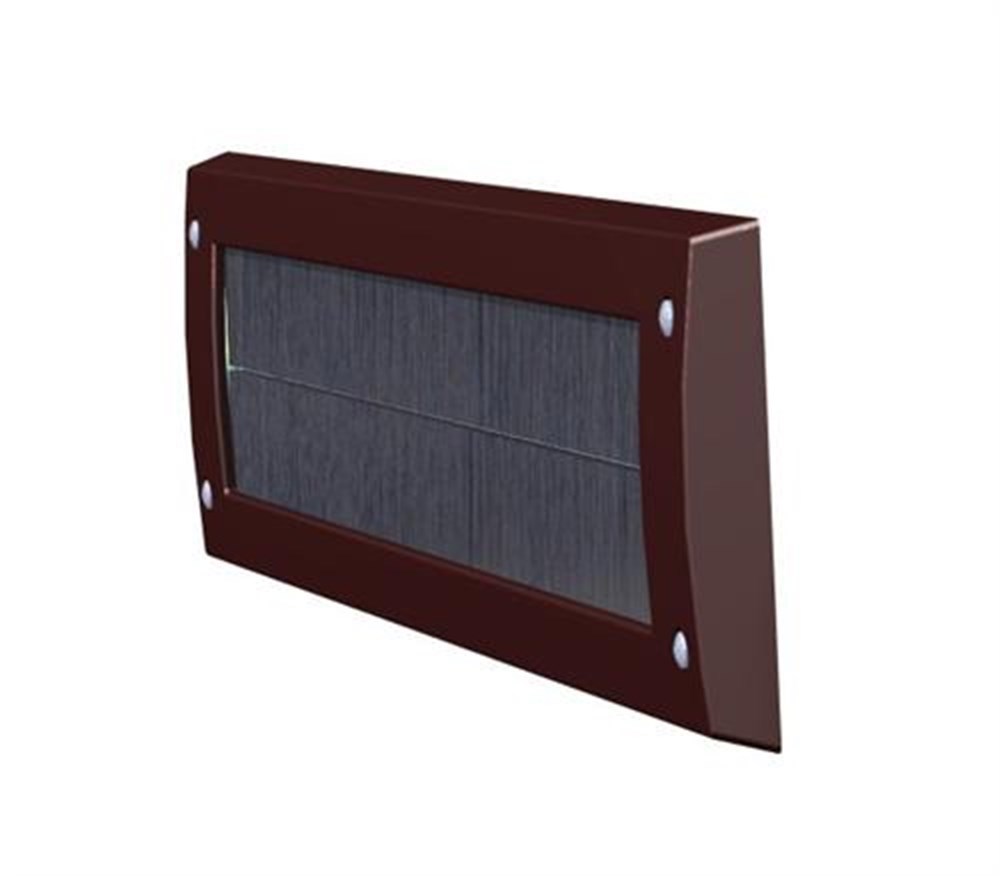 Briefplaat Binnen Kunststof Gezu - 340X80MM BRUIN