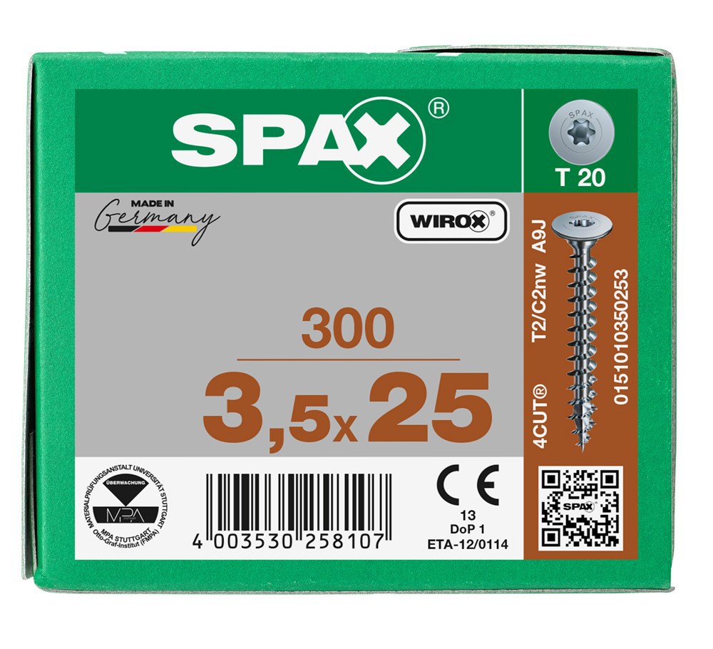 achterwandschroef wirox spax-6