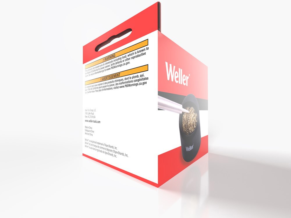 messingwol met houder weller-6