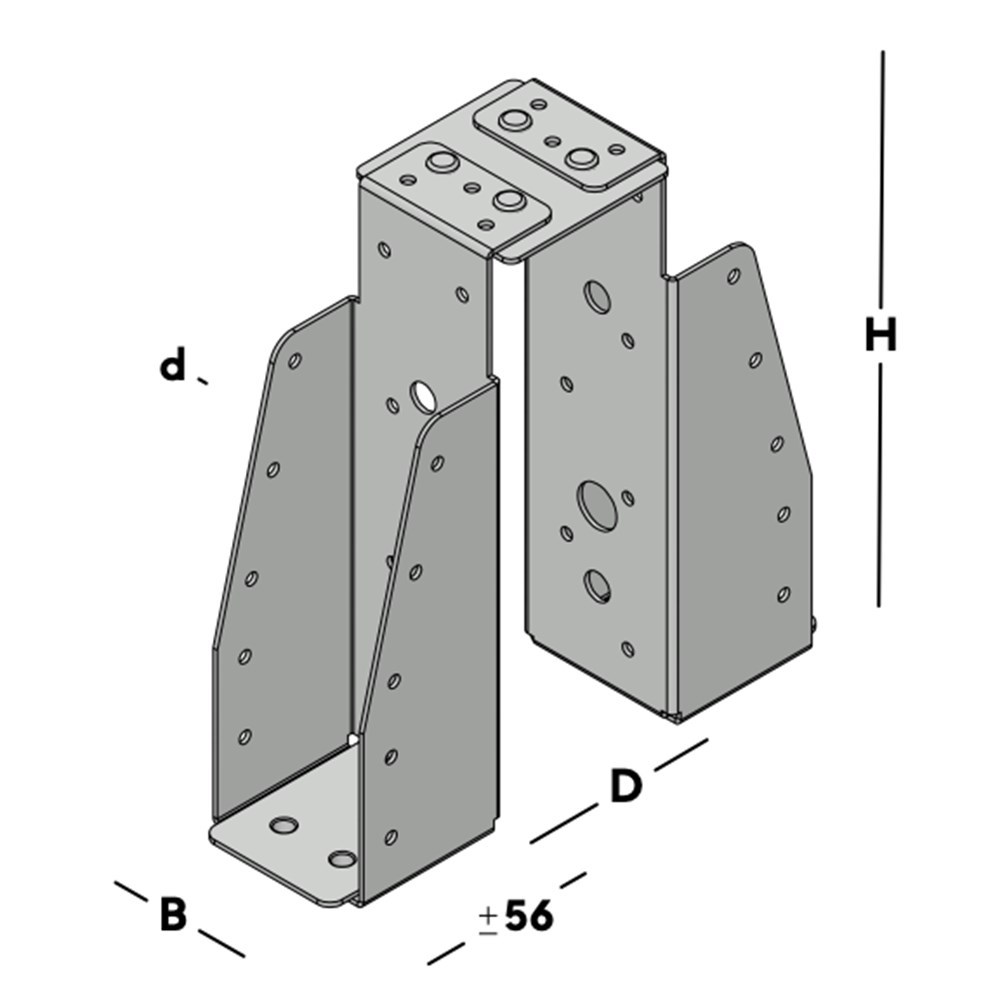 balkdrager gbs dubbel sv-3