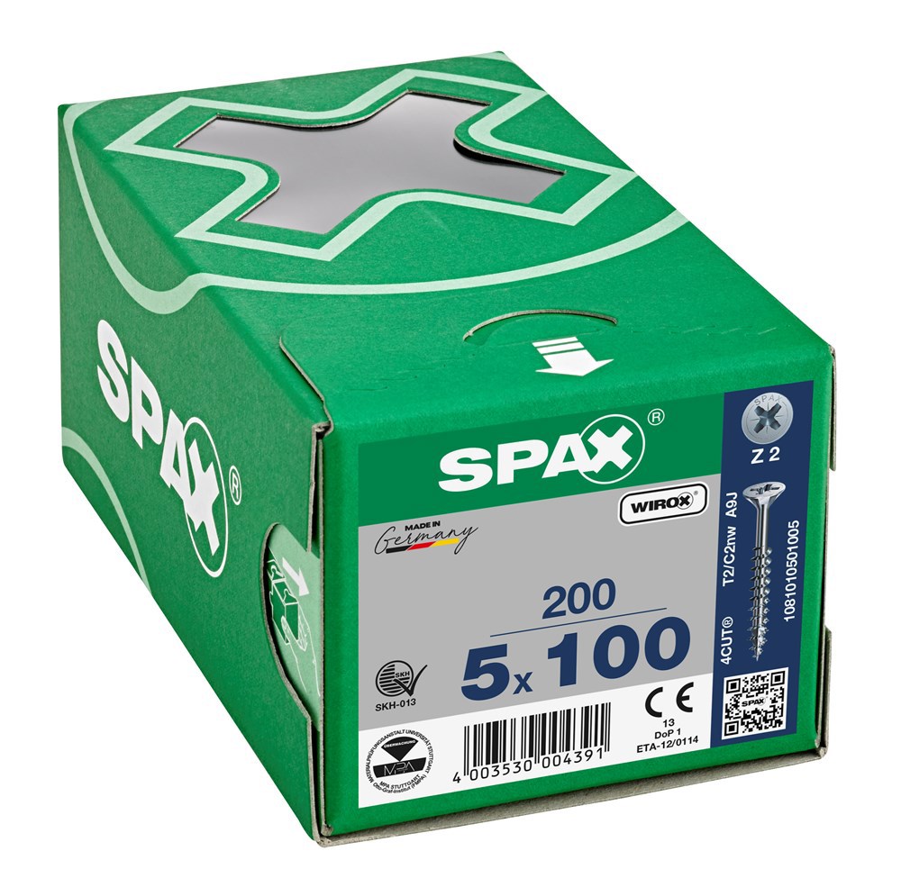 spaanplaatschroef wirox spax-4