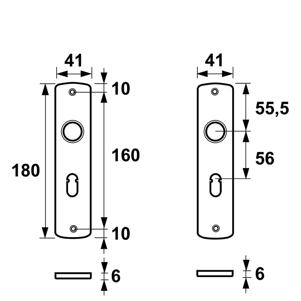 kortschild aluminium f1 axa-5