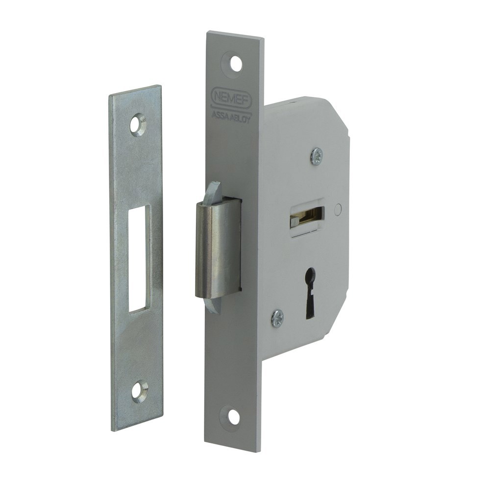 Schuifdeurslot Insteek Klavier Nemef - 605-50 VLEUGELSCHOOT DIN LS/RS