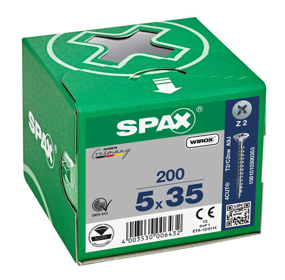 spaanplaatschroef wirox spax-4