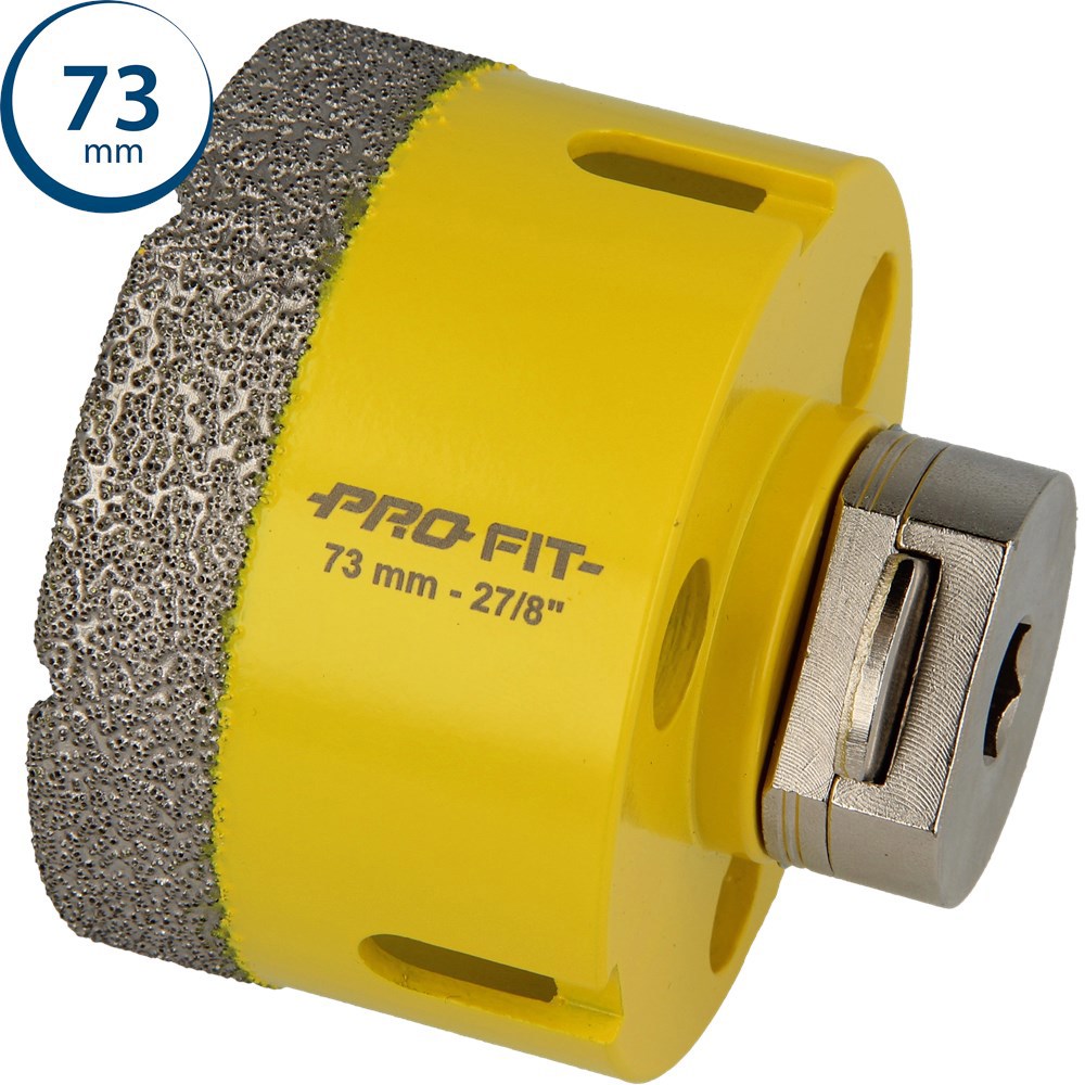 Gatzaag Diamond Dry Profit - Ø 73MM CLICK&DRILL HEX 10MM