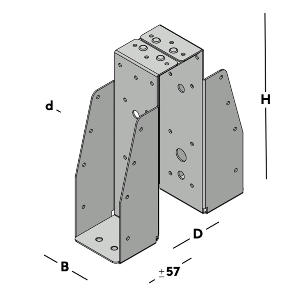 balkdrager gbs dubbel sv-3