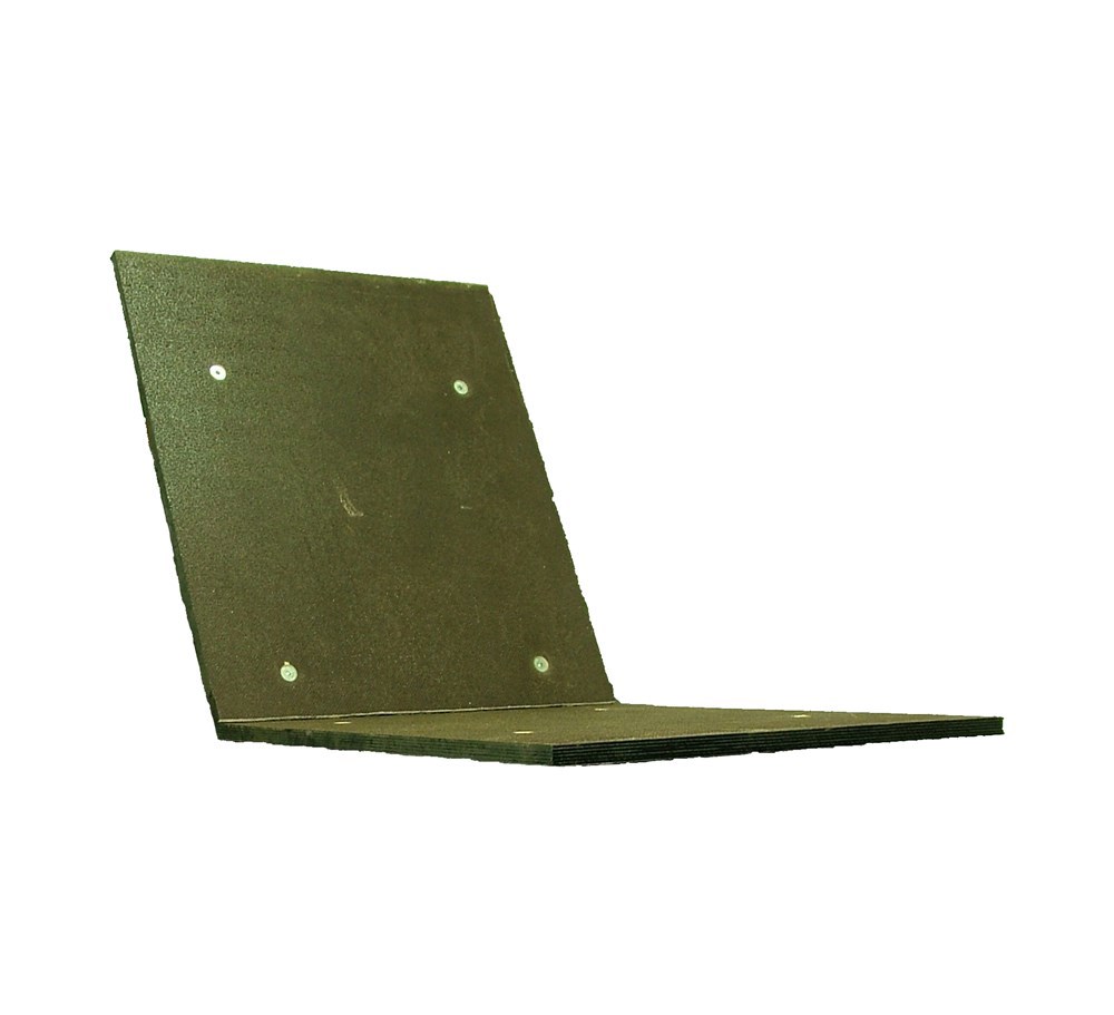 ligstoelvormige plaat