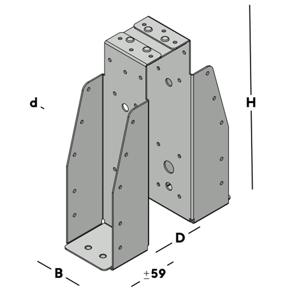 balkdrager gbs dubbel sv-3