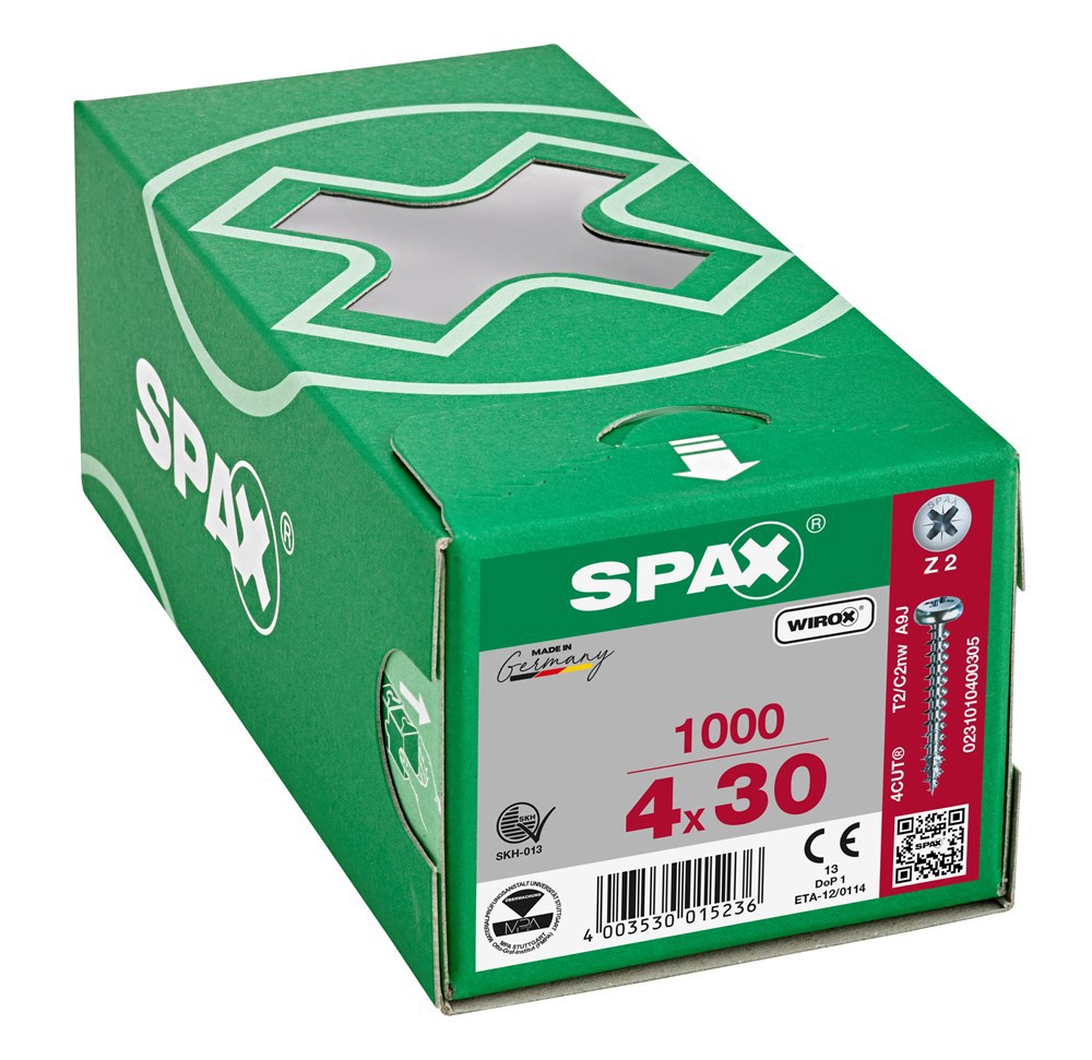 spaanplaatschroef wirox spax-4