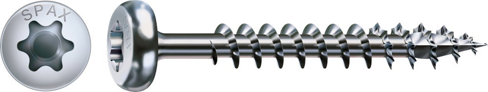 Spaanplaatschroef Wirox Spax - 5.0X 80MM BK T20