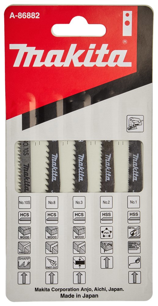 Decoupeerzaagbladenset Makita - A-86882 5-DELIG