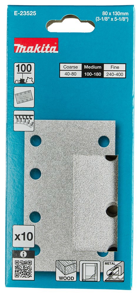 schuurstrook wit velcro makita-6