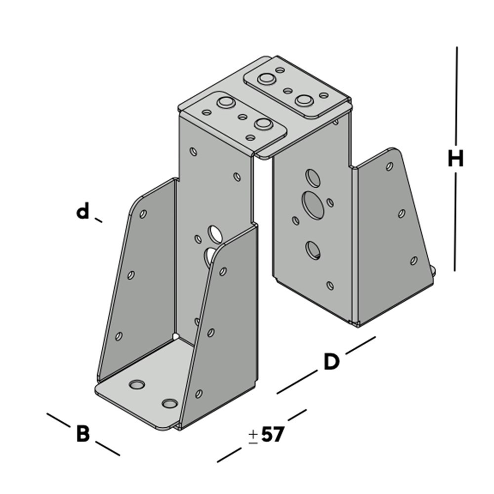 balkdrager gbs dubbel sv-3