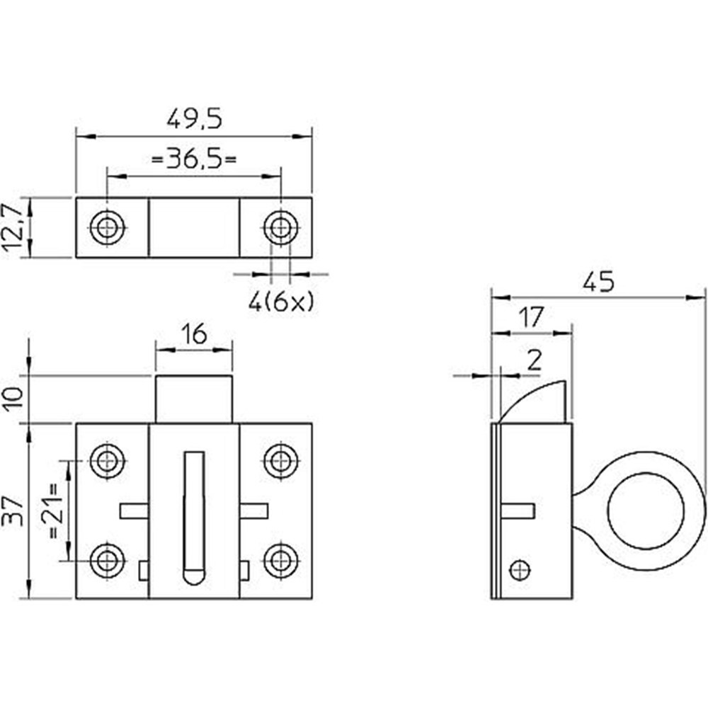 raamknip verzinkt nemef-3