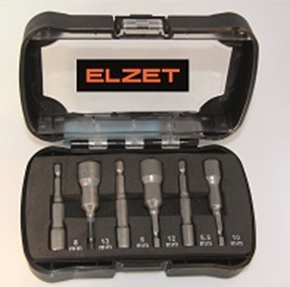 dopsleutel-/bitset magnetisch elzet