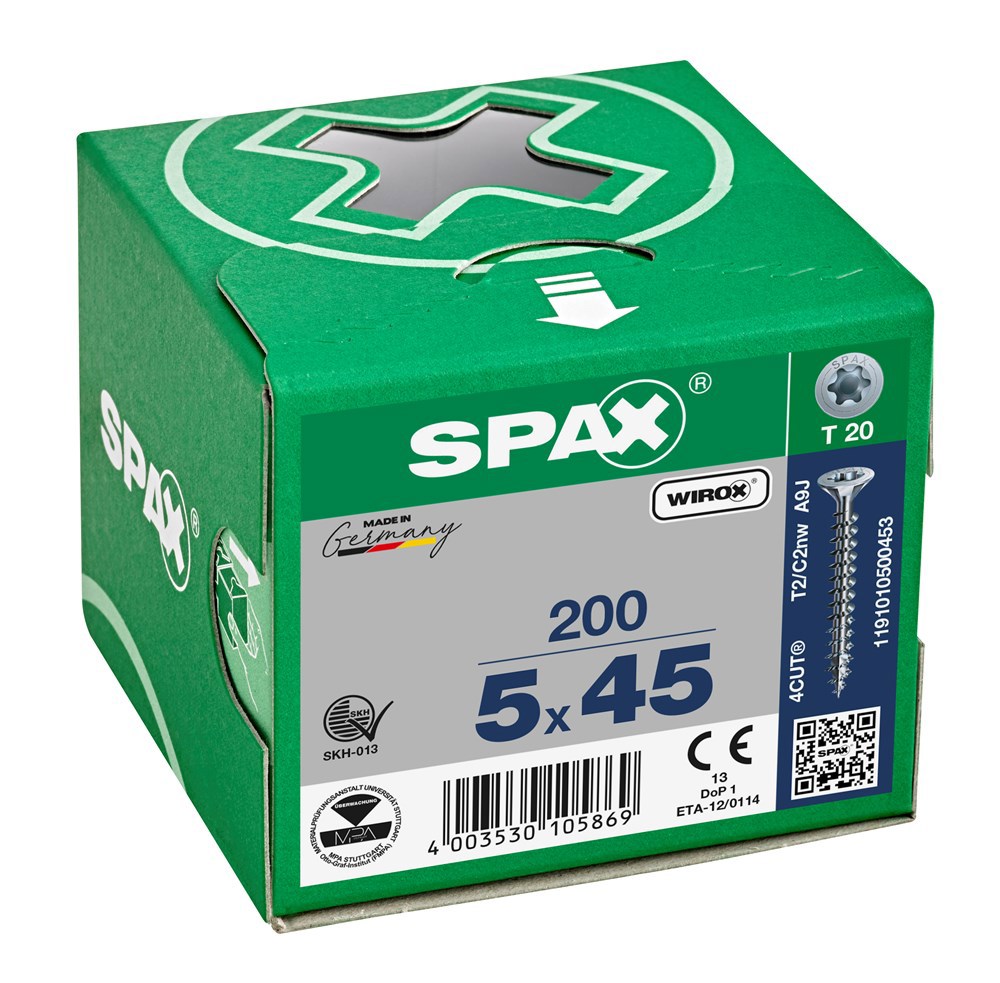 spaanplaatschroef wirox spax-4