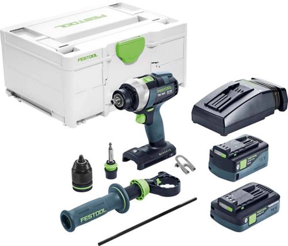 Accu Schroefboormachine Festool - TDC18/4 5.0/4.0 I-PLUS 18.0V