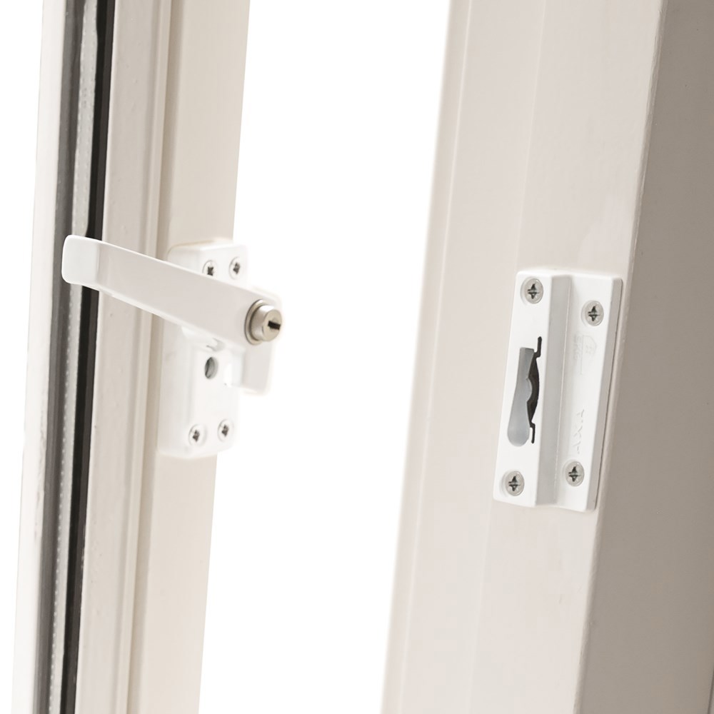 raamsluiting aluminium wit axa-4