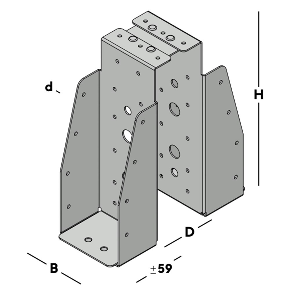 balkdrager gbs dubbel sv-3