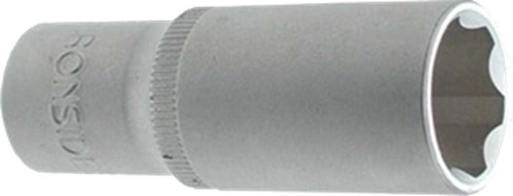 Dopsleutel Zeskant Verlengd Ironside -  8MM 3/8'' FLANKDRIVE