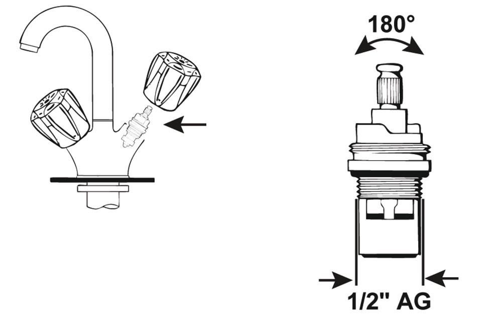 kraanbovendeel carbodur grohe-3