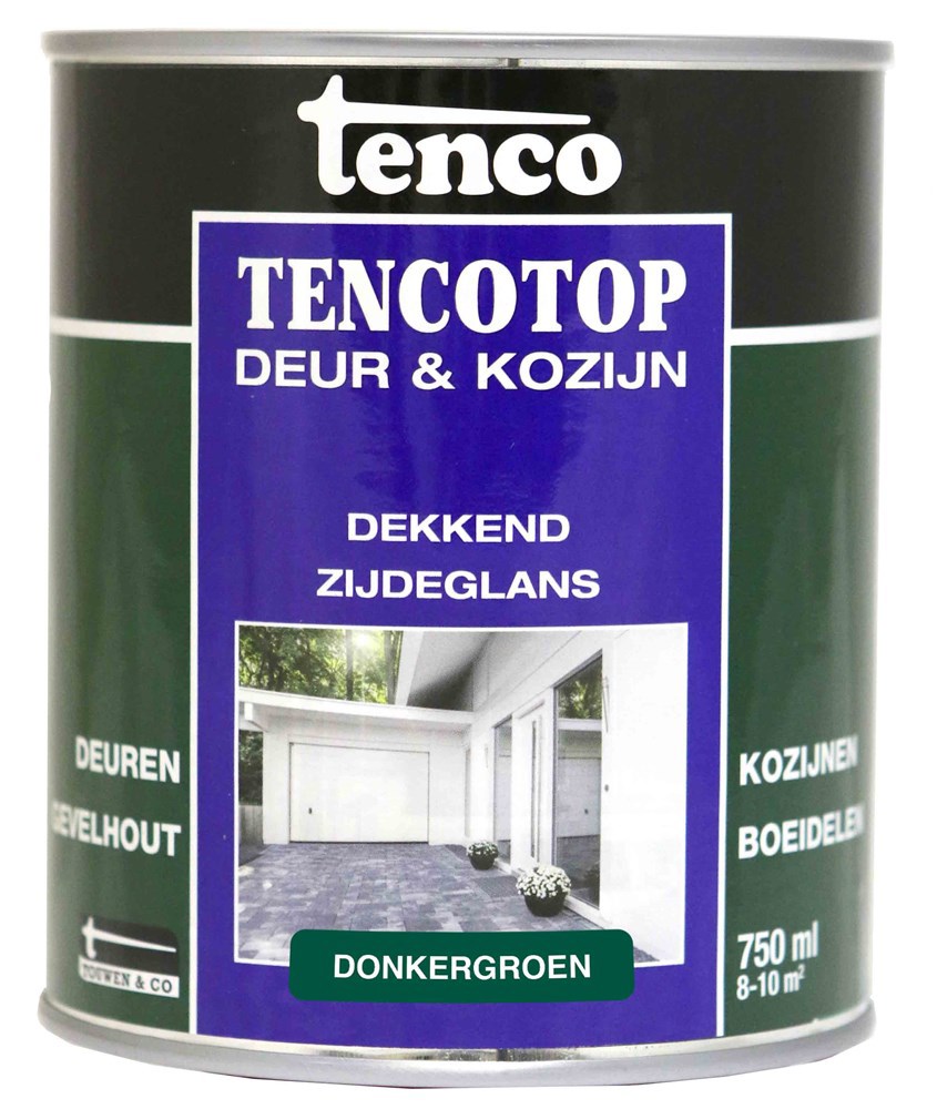 Beits Dekkend Zijdeglans Donkergroen - TENCOTOP  750ML