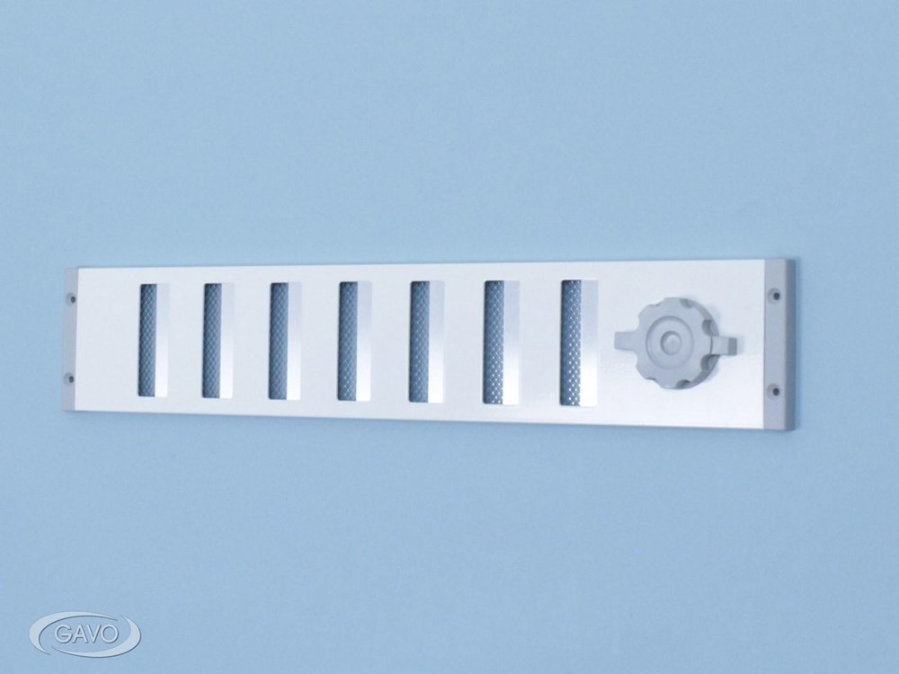 schuifrooster aluminium wit gavo