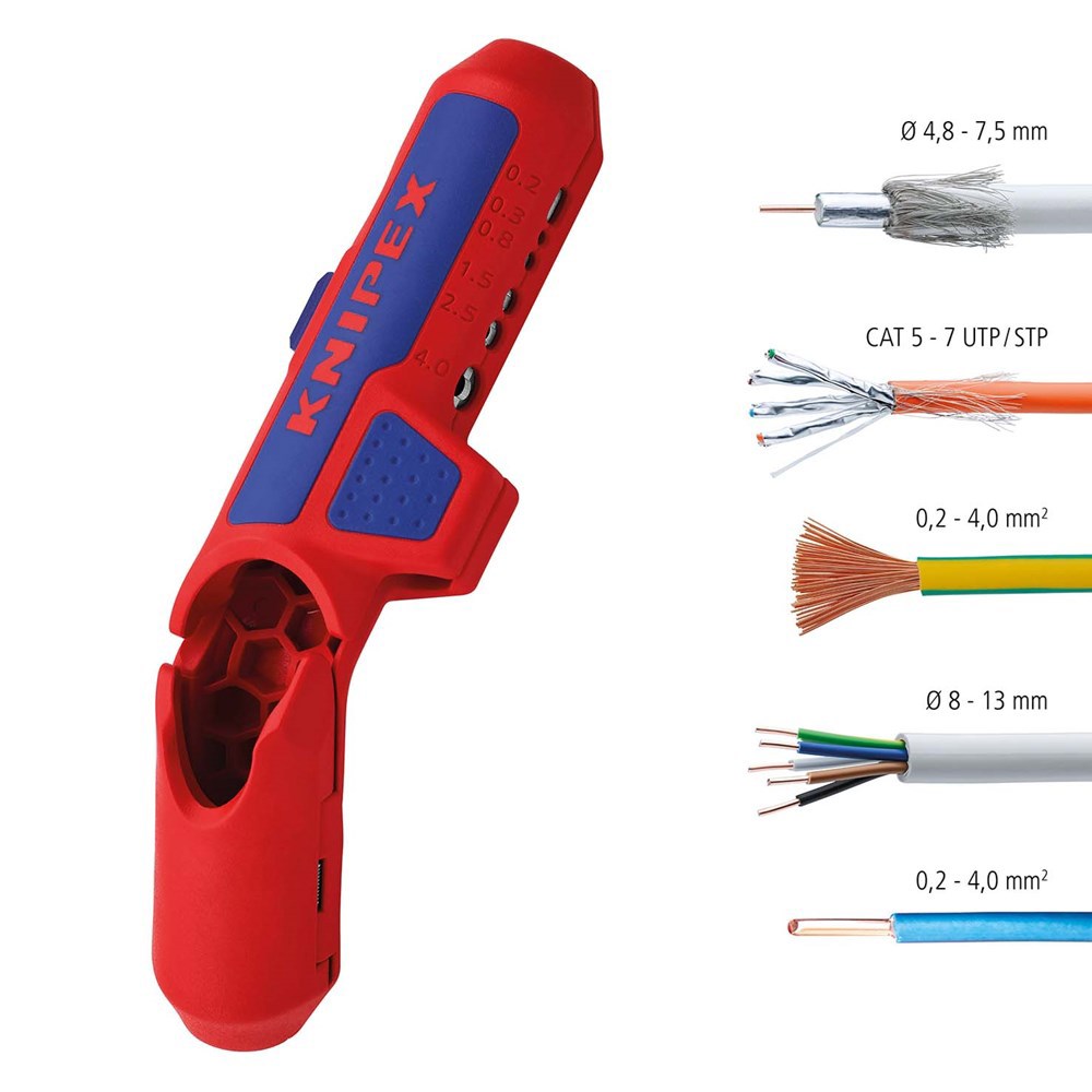 kabelontmantelingsmes ergostrip knipex-15