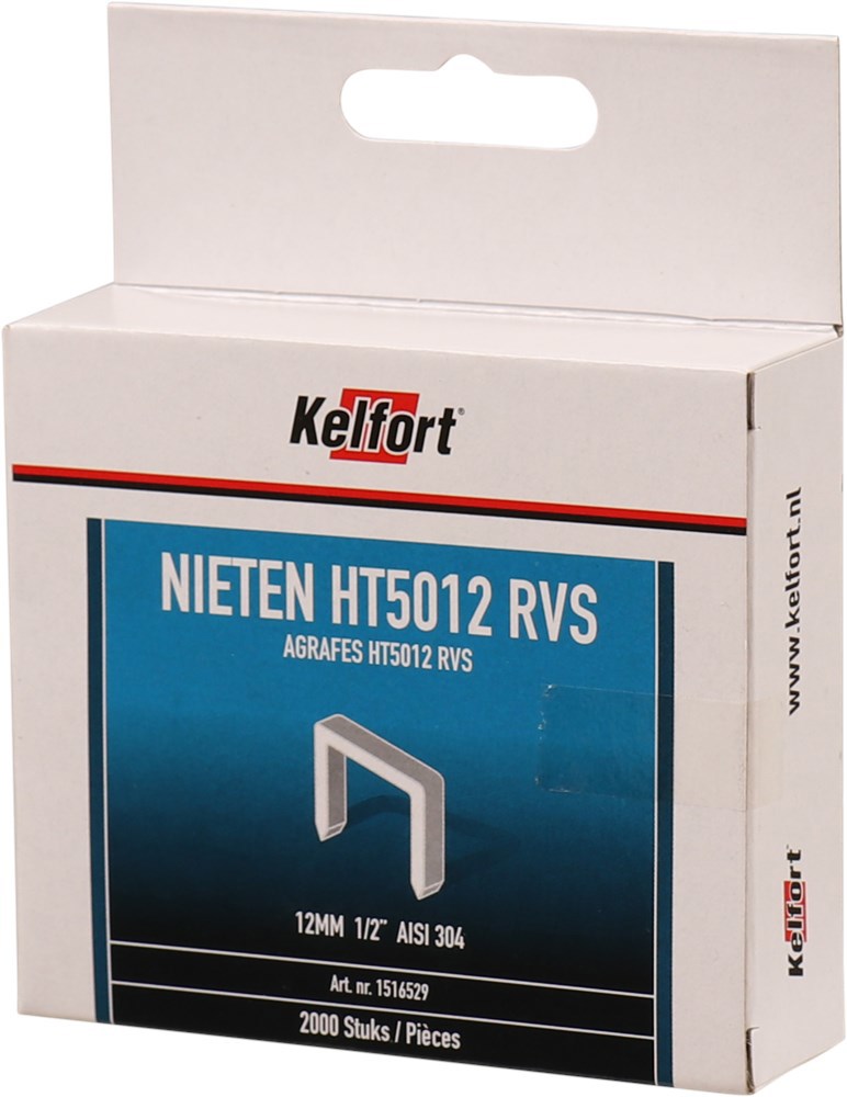 Hechtnieten Rvs A2 Kelfort - HT5012E 1/2'' X 12MM