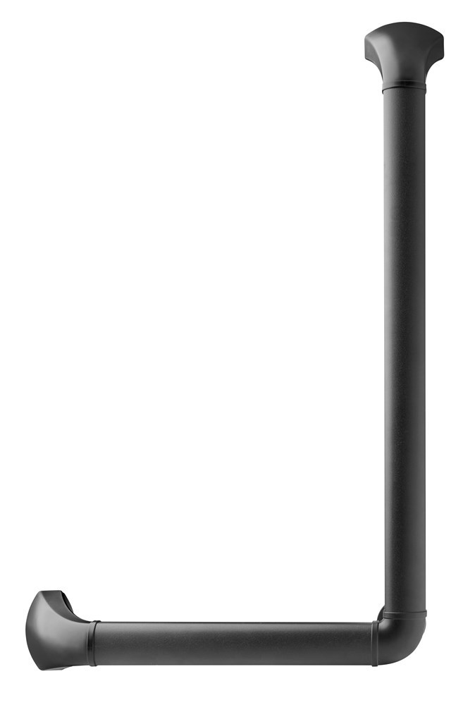 Wandbeugel Zwart/Aluminium Secucare - 600MM