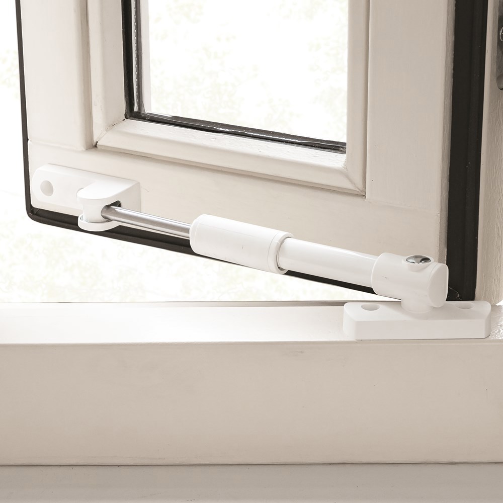 telescoop uitzetter staalwit/wit axa-4