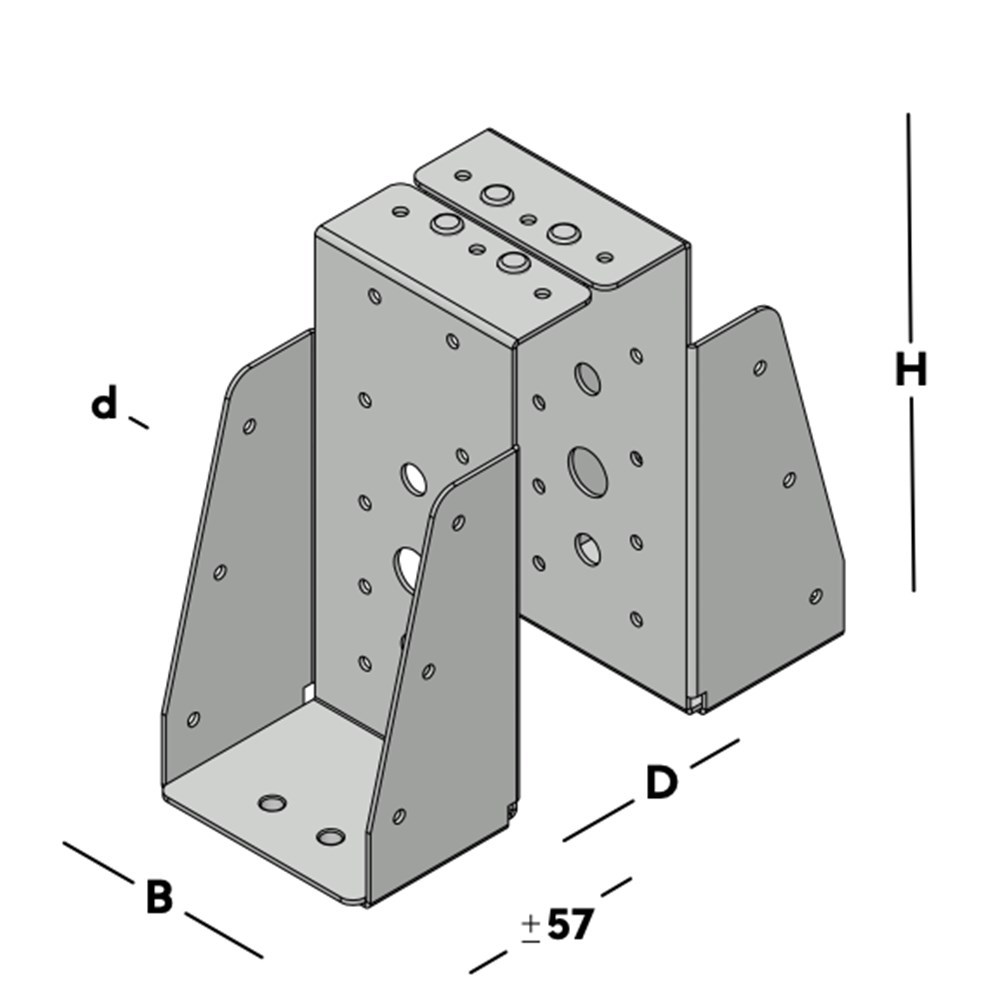balkdrager gbs dubbel sv-3