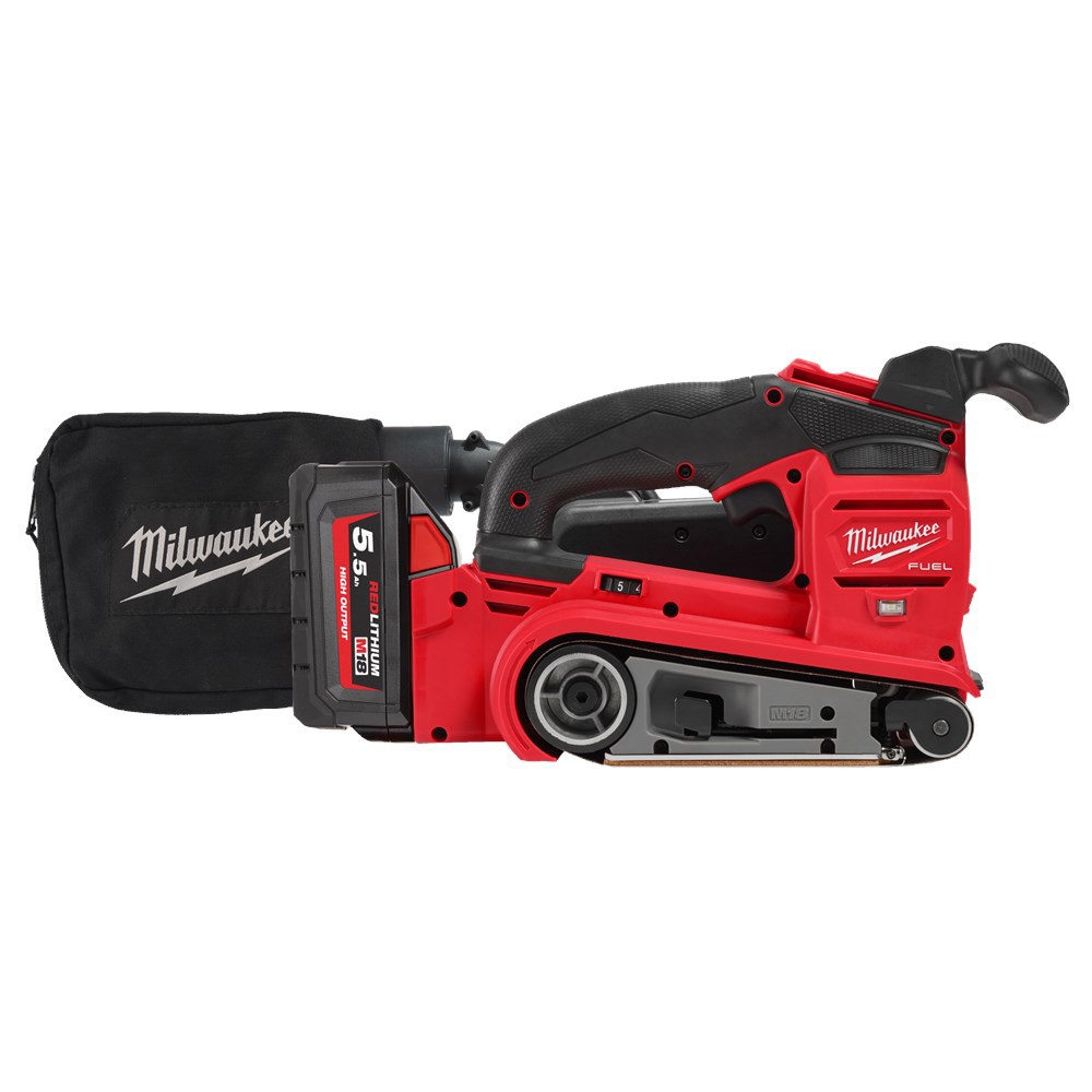 Accu Bandschuurmachine Milwaukee - M18 FBTS75-552X 18.0V