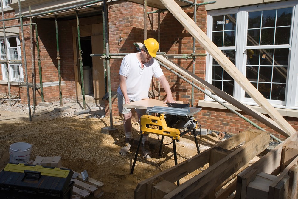 tafel-/afkortzaagmachine dewalt 250mm-9