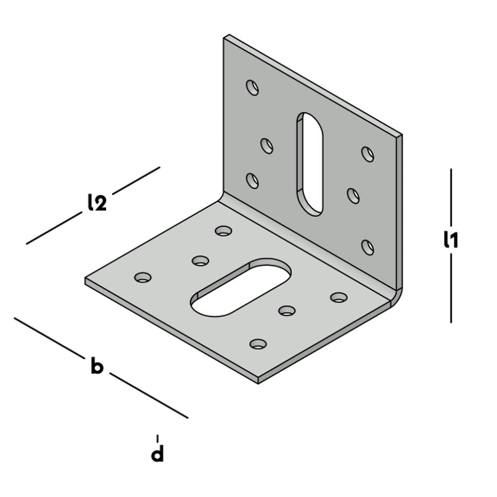 hoekanker zonder ril rvs a2-3