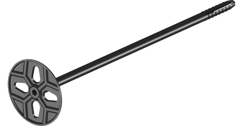 Uni-Flexplug Nylon - 260MM Ø8MM ZWART