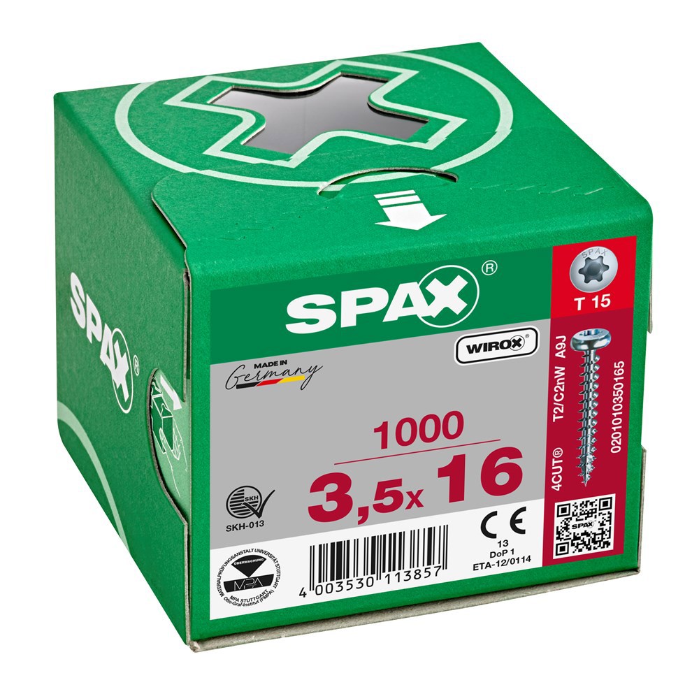 spaanplaatschroef wirox spax-4