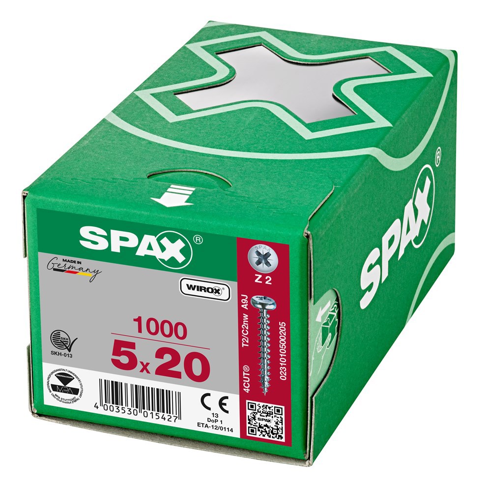 spaanplaatschroef wirox spax-5