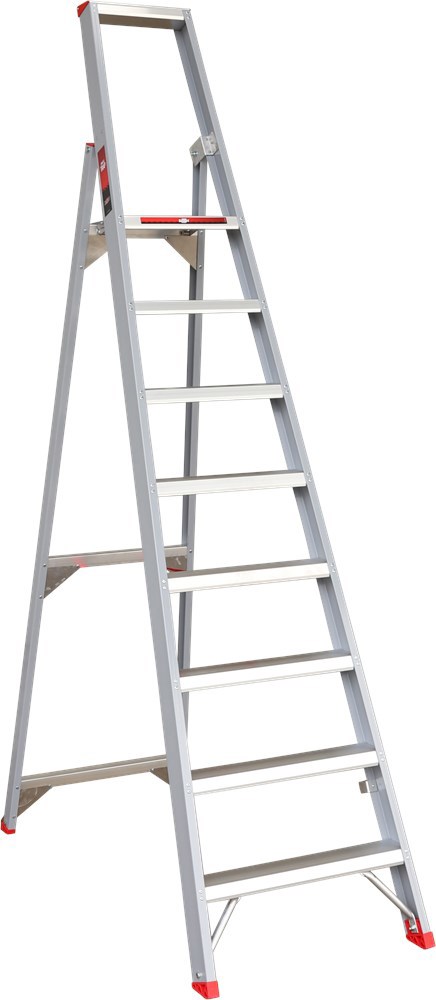 Plateautrap Aluminium Ongecoat Kelfort - ROLLO 1X 8 TREDEN